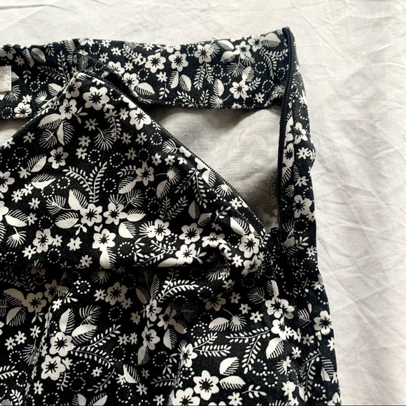 Vintage High Waist Floral Mini Skirt - Picture 3 of 4